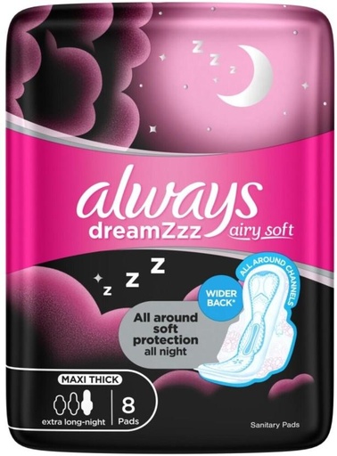 [SPPH9S28URU32PRW] Always Airy Soft Maxi Thick Sanitary Pad (Pack of 8)