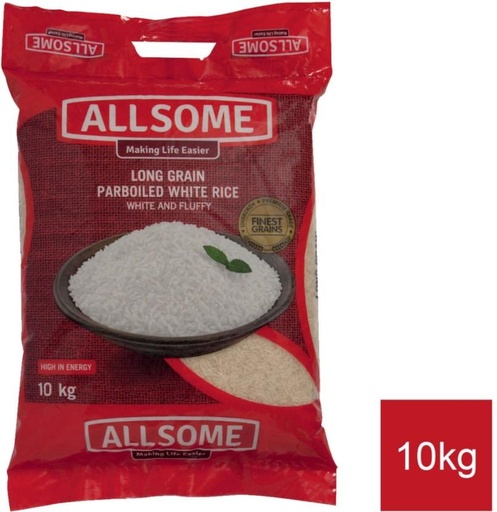 [RICH26RXHUGMJ6YQ] Allsome Long Grain Rice (Long Grain, Parboiled) (10 kg)