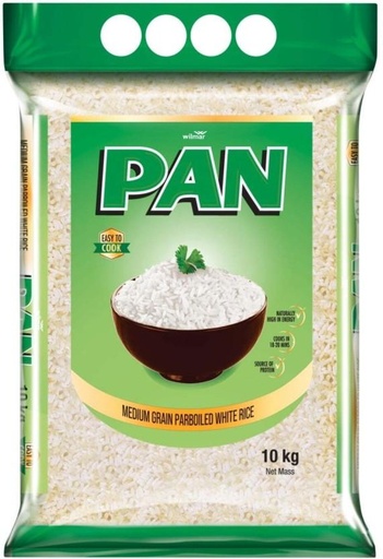 [RICH26RXPXY7DEXS] Pan Rice (Medium Grain, Parboiled) (10 kg)