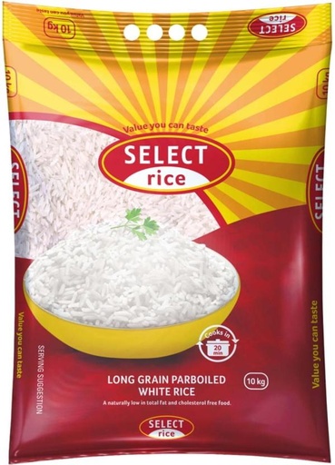 [RICH26RXTBZWAUDB] Sasko Long Grain Rice (Long Grain, Parboiled) (10 kg)