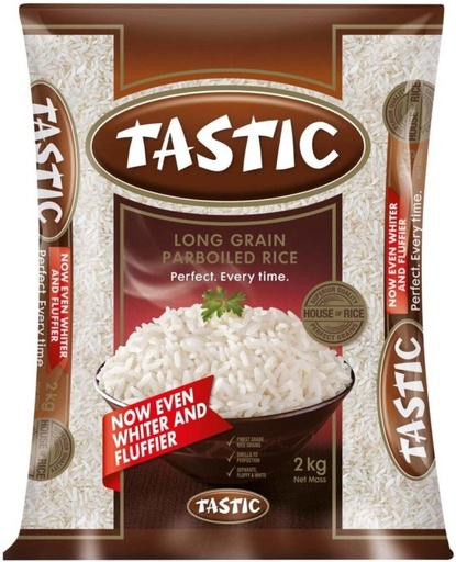 [RICH26RXXVNPPTA3] Tastic Boiled Rice (Long Grain, Parboiled) (2 kg)