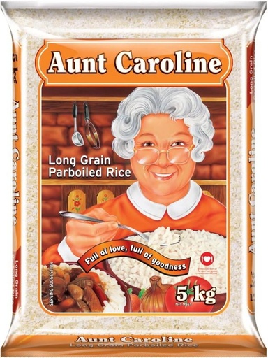 [RICH26RXM3MQQQCA] Aunt Caroline Long Grain Rice (Long Grain, Parboiled) (5 kg)