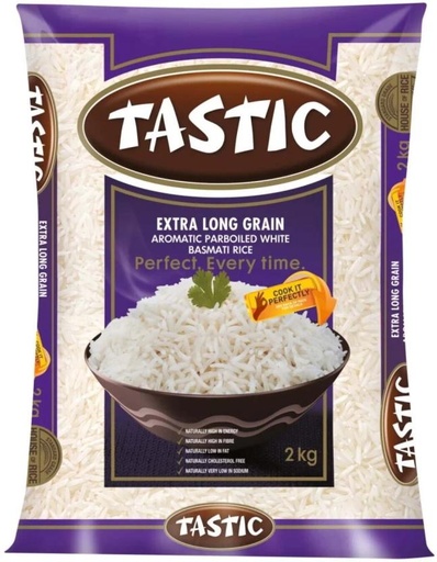 [RICH26RXDKFVCHEF] Tastic Aromatic  Basmati Long Grain Rice (Long Grain, Parboiled) (2 kg)