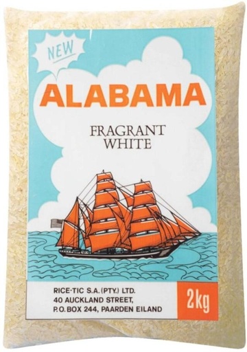 [RICH26RXREKNUCZ9] Alabama Fragrant Raw Rice (Raw) (2 kg)