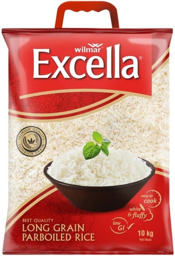[RICH7RNZSH3HR8F4] Excella Rice Orange Bag Boiled Rice (Long Grain, Parboiled) (10 kg)