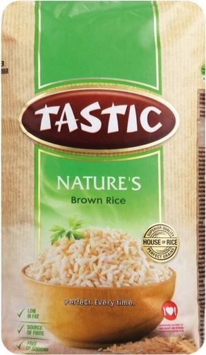 [RICH26RXEKVXAJFY] Tastic Natures Brown Long Grain Rice (Long Grain, Raw) (1 kg)