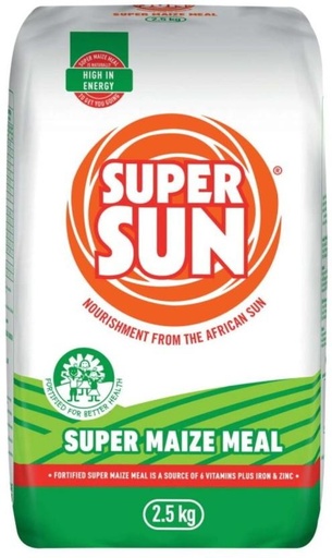 [GMLH26VVBZPHZHQA] Super Sun Super Maize Meal Maize/Corn (2.5 kg, Pack of 4)