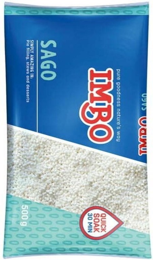 [GMLH26VCJGRVD3D5] Imbo Pure Goodness Nature's Way Sago (500 g, Pack of 10)