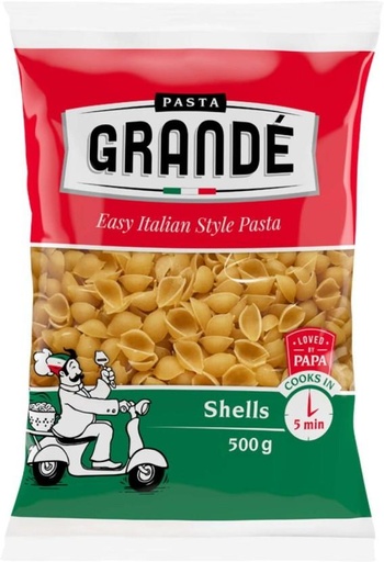[PSTHFZSECEDUB5DW] Pasta Grande Easy Italian Style Regular Pasta (Pack of 20, 500 g)