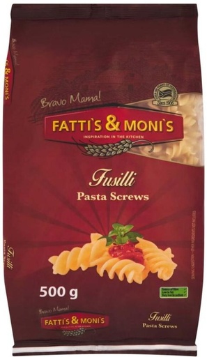 [PSTHFZSEKWDBQNET] Fatti'S & Moni'S Fusilli Pasta Regular Pasta (Pack of 20, 500 g)
