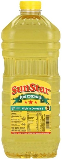 [EDOH4V9Q4GBWRRB9] SunStar Pure Vegetable Oil Plastic Bottle (2 L)