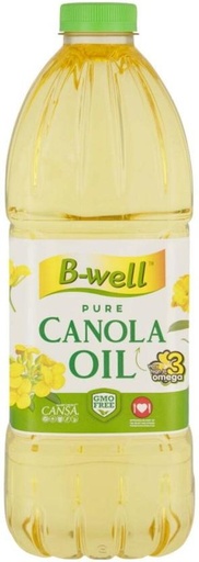 [EDOH26TKY9M8A2DK] B Well Pure Canola Oil Plastic Bottle (10 x 2 L)