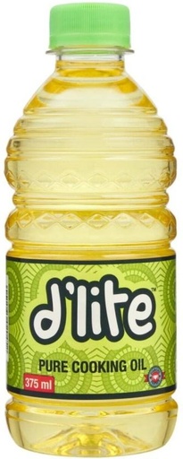 [EDOH4V9QHHTZYSHN] D'Lite Pure Cooking Vegetable Oil Plastic Bottle (375 ml)