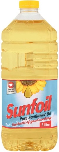 [EDOH26TKNSPZPDG7] Sunfoil Pure Sunflower Oil Plastic Bottle (12 x 2 L)