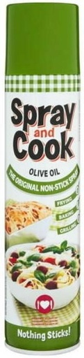 [EDOH26TKDWCNYYJU] Spray And Cook Original Non Sick Olive Oil Can (300 ml)