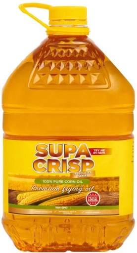 [EDOHAWTZFHPW7KQZ] SUPA CRISP 100% Pure Corn Oil Plastic Bottle (4 x 5 L)