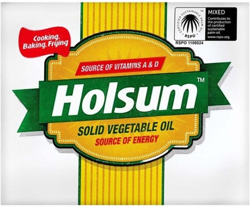 [EDOH9PMN5AV7DYCU] Holsum Solid Vegetable Oil Carton (125 g)