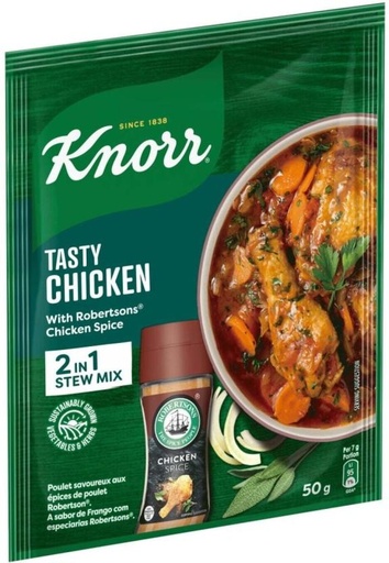 [SOUHFTCDBW3GFHZN] Knorr Tasty Chicken (Pack of 10, 50 g)