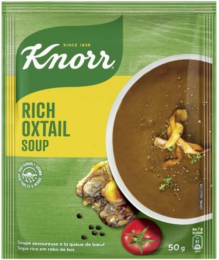[SOUHFTCDWYDE4KGB] Knorr Rich Oxtail Soup (Pack of 10, 50 g)
