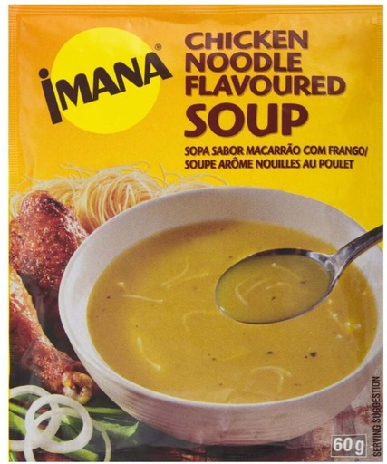 [SOUHFTCDHCXSJPGG] Imana Chicken Noodle Flavoured Soup (Pack of 10, 60 g)