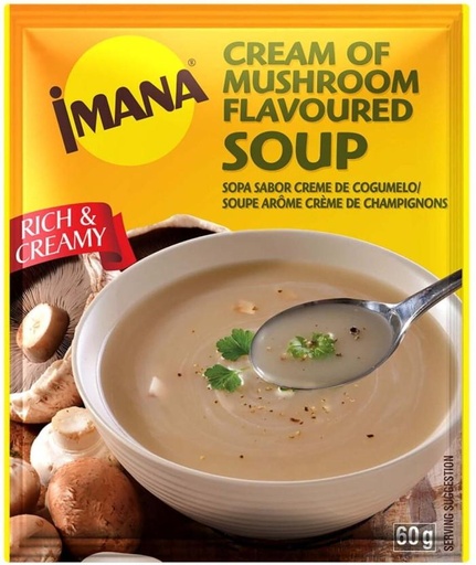 [SOUHFTC2ZPX5BR9W] Imana Cream of mushroom Flavoured Soup (Pack of 10, 60 g)