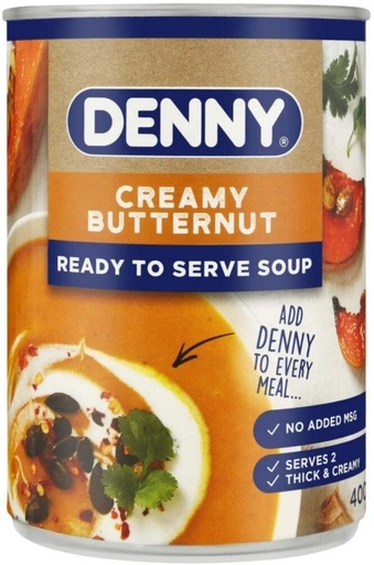 [SOUHFTC297TNTGTV] Denny Creamy Butternut Soup (400 g)
