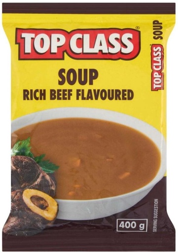 [SOUH4YS6MHDHRVZX] Top Class Rich Beef Flavoured Soup (Pack of 4, 400 g)