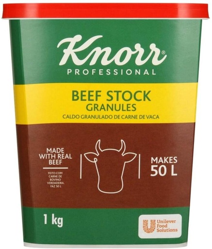 [SOUH27U6GEJCBGGE] Knorr Beef Stock Granules (Pack of 6, 1 kg)