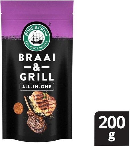 [HBSHFSZPR6GKT9HK] Robertson's Braai And Grill All in One (1 x 200 g)