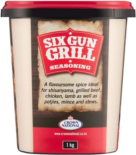 [HBSHFSZPJHHKNGZF] Six Gun Grill Barbecue (1 x 1 kg)