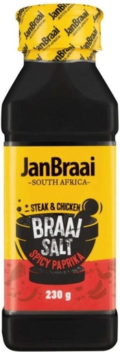 [HBSHFSZPZJ3ZMYGZ] Jan Braai Salt Spicy Paprika (1 x 230 g)
