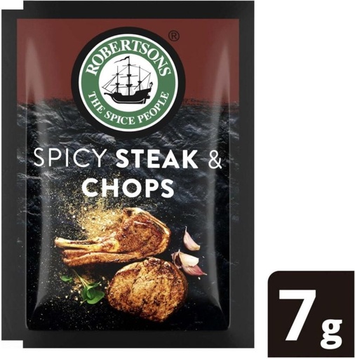 [HBSHFSZG7UQHAG6G] Robertson's Spicy Steak And Chops (160 x 7 g)