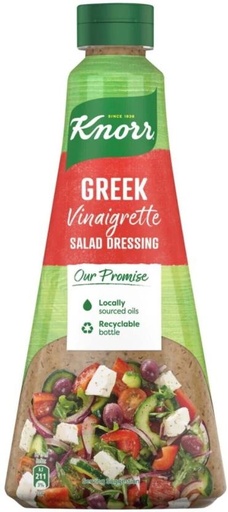 [SKPH26RQCANHW7XC] Knorr Greek Vinaigrette Salad Dressing Dressing (5 x 340 ml)