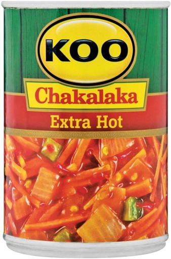 [CFDHFRS7JF7ZJVFA] Koo Chakalaka Extra Hot Vegetables (410 g)