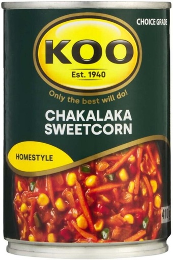 [CFDHFRS7G267HPVN] Koo Chakalaka with Sweet Corn Vegetables (410 g)