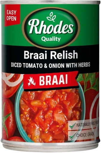 [CFDHFRS7HSMZA2UU] Rhodes Braai Relish Vegetables (410 g)