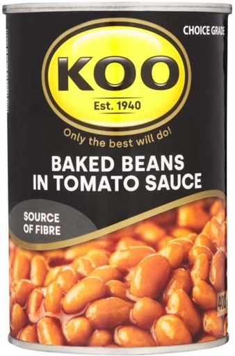 [CFDH7RHYPPWYZPMJ] KOO Baked Beans in Tomato Sauce Beans (400 g)