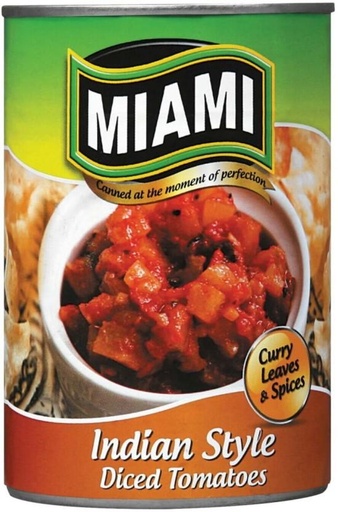 [CFDH4V358NQZ8HSX] Miami Indian Style Diced Vegetables (410 g, Pack of 6)