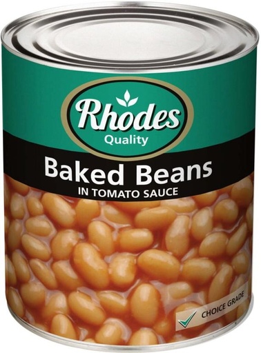 [CFDHFRS7P8TTABZV] Rhodes Baked Beans in Tomato Sauce Beans (3 kg)
