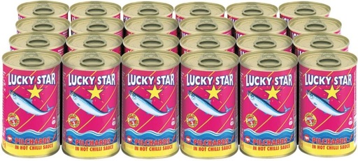 [CFDHFRS7ZKMZAHPD] Lucky Star Pilchards in Hot Chilli Sauce Sea Foods (155 g, Pack of 24)