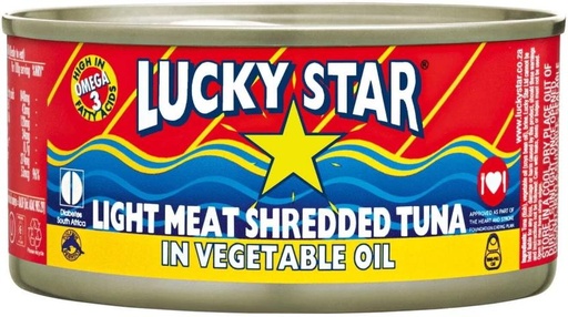 [CFDHFRS7ZKNWXSSG] Lucky Star Light Meat Shredded Tuna Sea Foods (170 g)