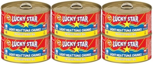 [CFDHFRS7W4G2CGVD] Lucky Star Light Meat Shredded Tuna Sea Foods (170 g, Pack of 6)