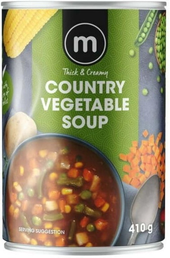 [CFDHFRS7ZJXDFHGV] M Country Vegetable Soup & Stock (410 g)