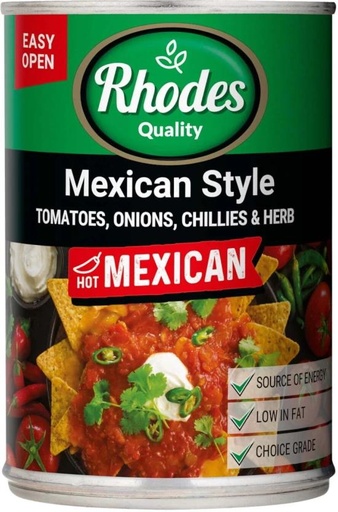 [CFDHFRS7MFMQZYPQ] Rhodes Hot Mexican Style Vegetables (410 g)