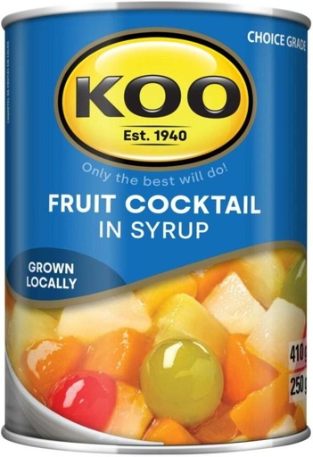 [CFDHFRS7YEVFQ6GE] Koo Fruit Cocktail in Syrup Fruits (410 g)
