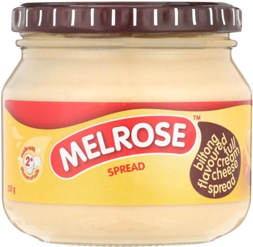 [JSDH4V2JUF2DPHJK] Melrose Biltong Flavoured Full Cream Cheese Spread 250 g