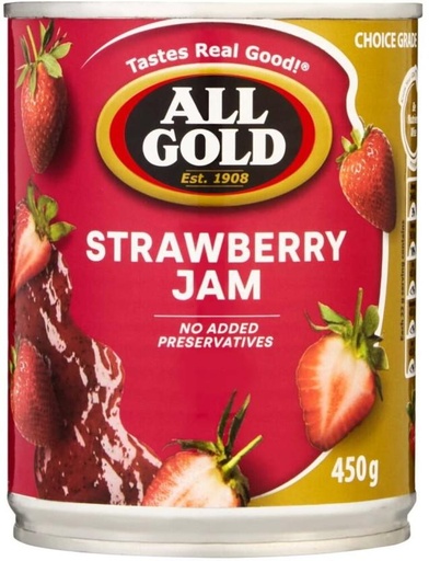 [JSDHFRXYKNDYYZAA] All Gold Strawberry Jam 450 g