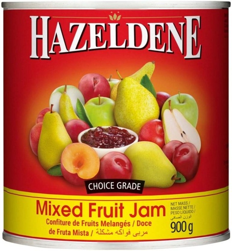 [JSDHFRXYDMUCRGQD] Hazeldene Mixed Fruit Jam 900 g