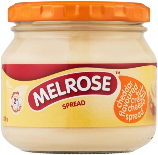 [JSDH4V2JY3WPQWQS] Melrose Cheddar Flavoured Full Cream Cheese Spread 250 g (Pack of 6)