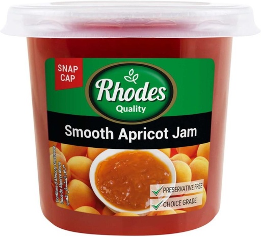 [JSDHFRXYHS65EKSX] Rhodes Smooth Apricot Jam 600 g (Pack of 6)